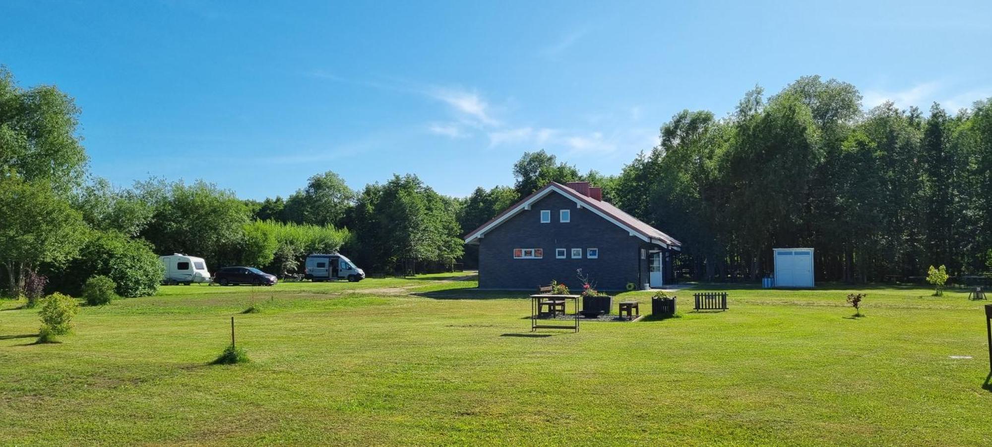Campsite 37A - Wooden Cabins Karklė Esterno foto