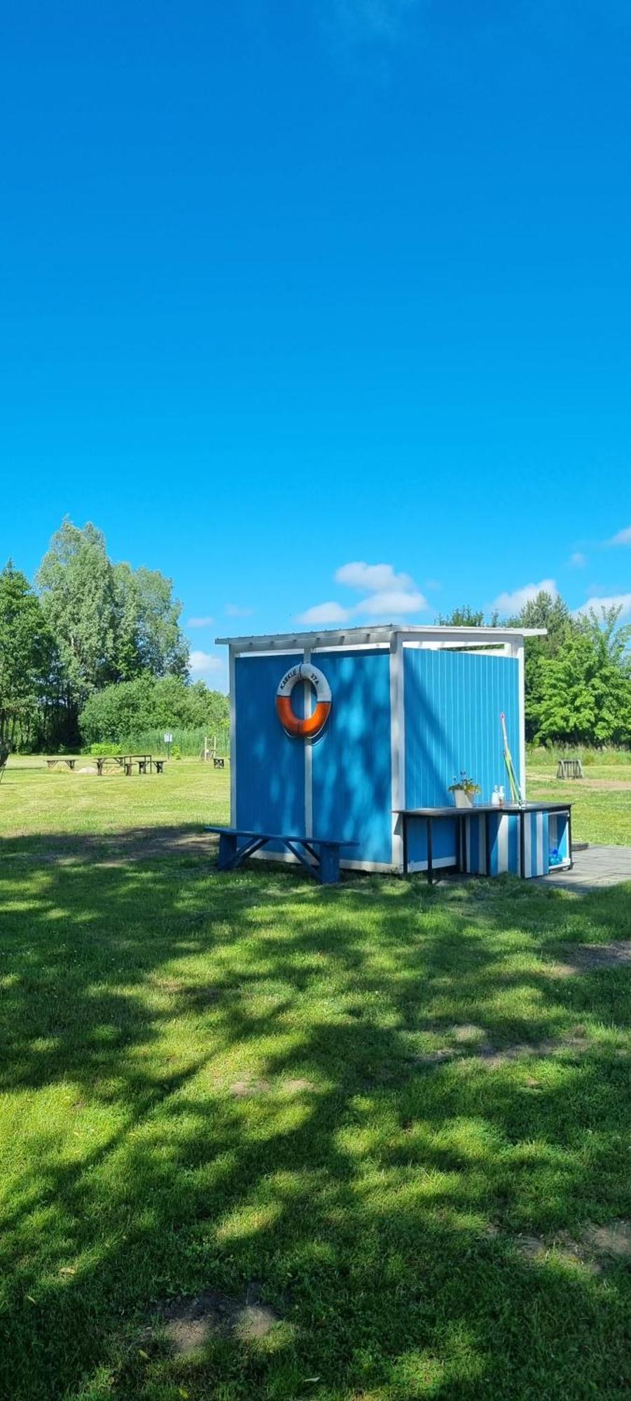 Campsite 37A - Wooden Cabins Karklė Esterno foto